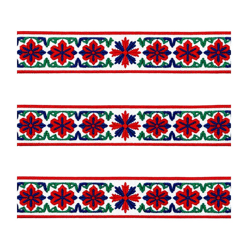 Iron On Patch - Folk Embroidery Heat Transfer Vinyl HTV