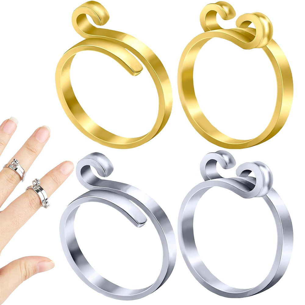 Knitting Crochet Loop Rings Kn - Sewing Thimble Metal recension och pris