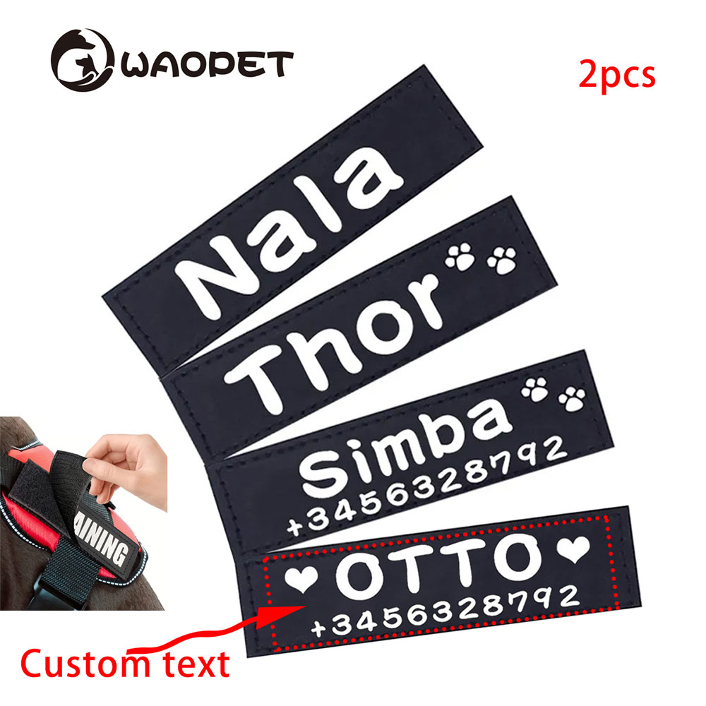 Custom Dog ID Tags For Harness - Sewing Labels recension och pris