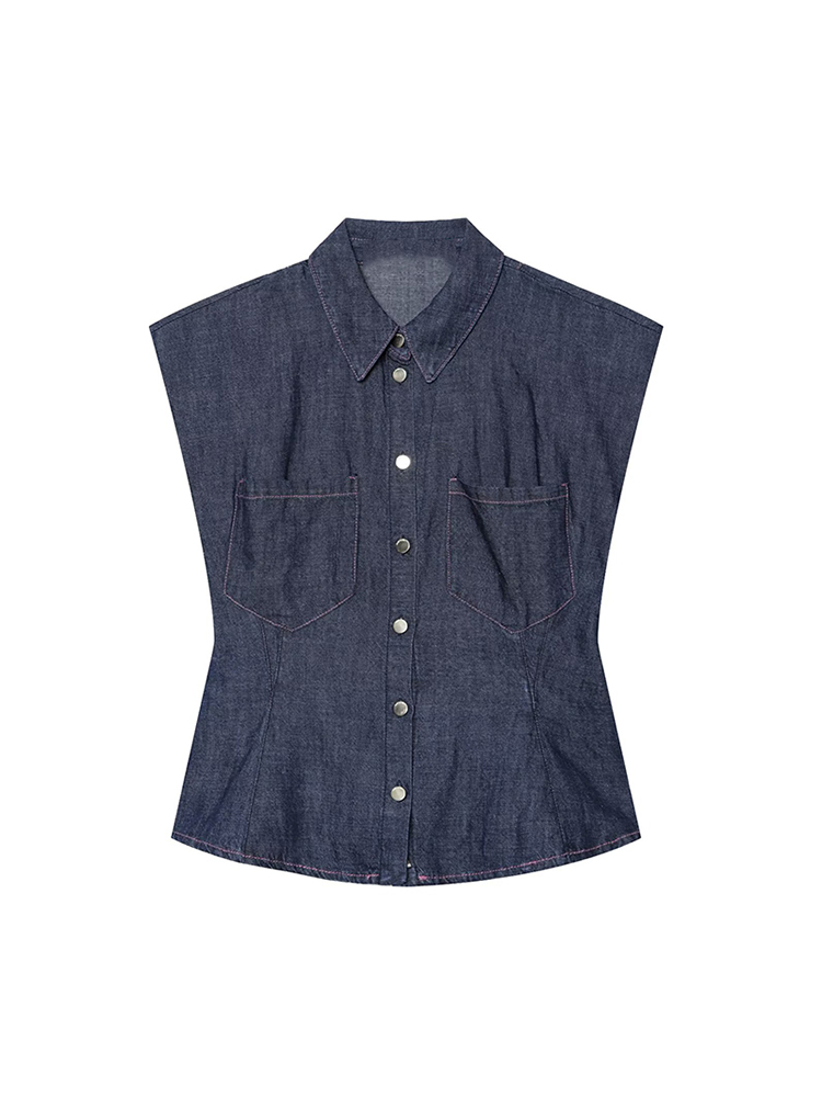 TFMLN Women Denim Pant Set Chi - Shoulder Pad Set In recension och pris