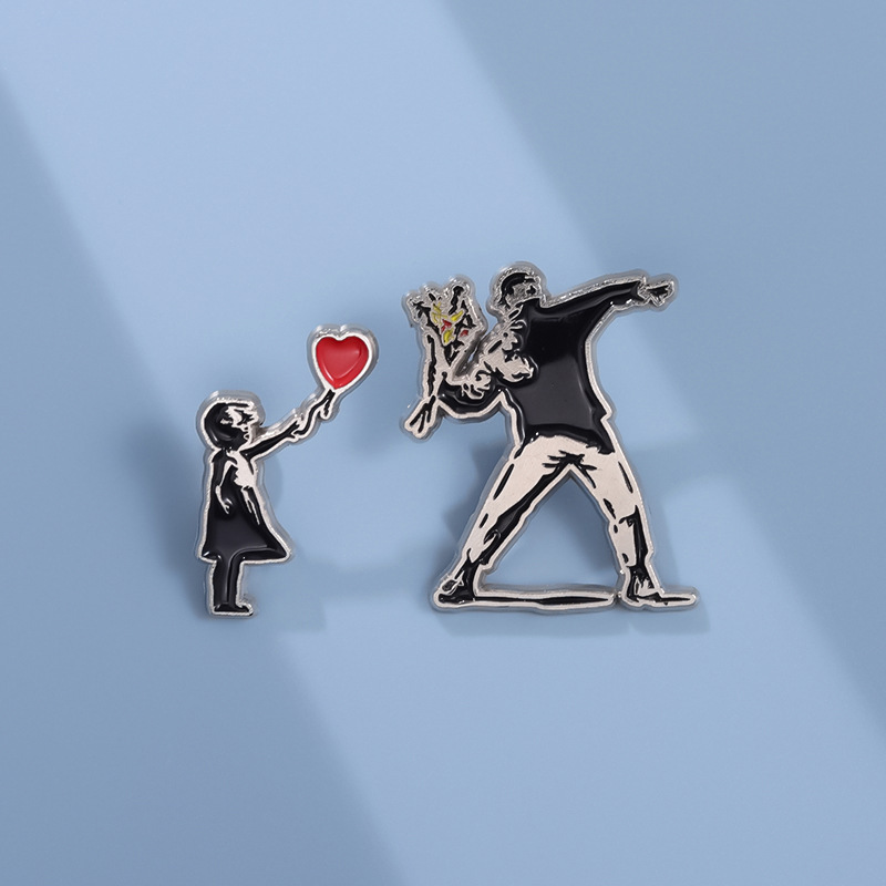 5 Styles Sculpture Enamel Pins - Sewing Labels recension och pris