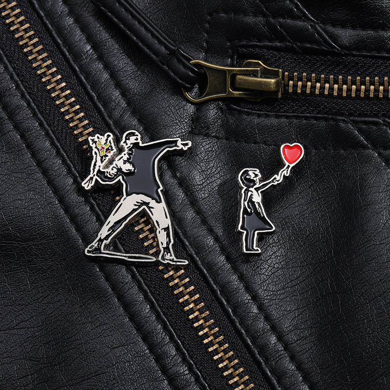 5 Styles Sculpture Enamel Pins - Sewing Labels recension och pris