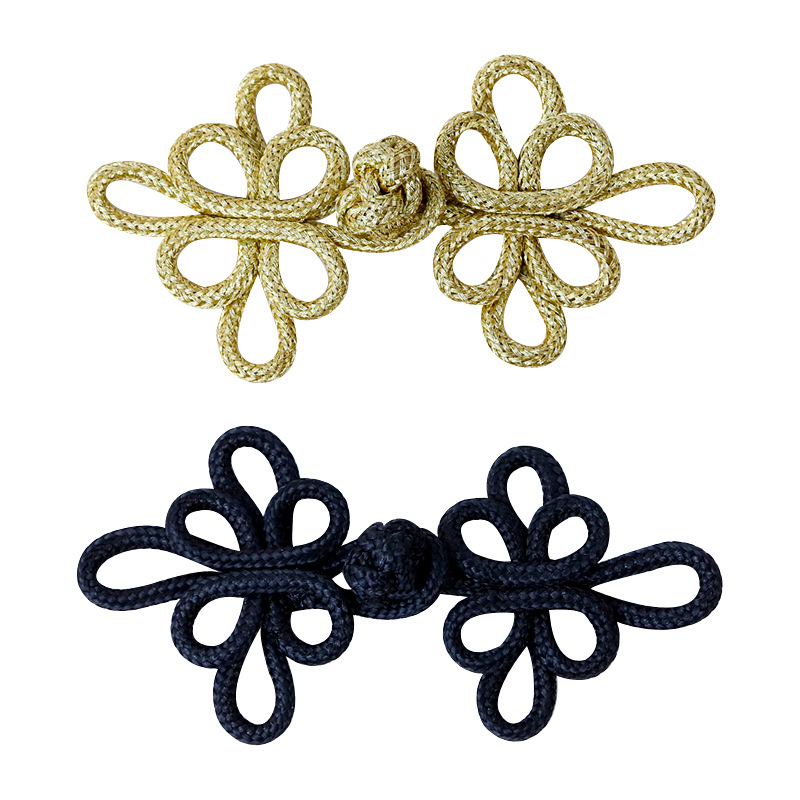 10PCS Gold Wire Cheongsam Butt - Button Hole Cutter recension och pris