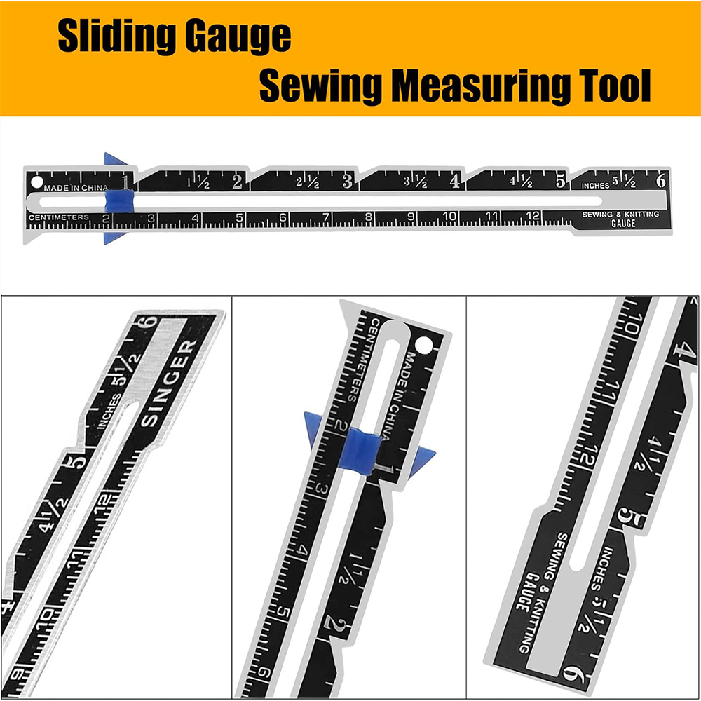 5-in-1 Sliding Gauge Measuring - Sewing Lab recension och pris