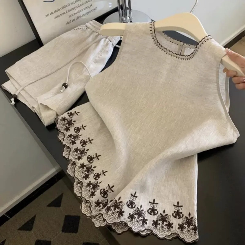 Simple Old Money Style Cotton  - Sewing Vest recension och pris