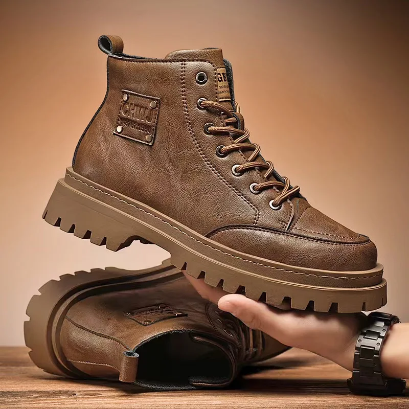 High Quality Men's Boots Platf - Sewing Nylon recension och pris