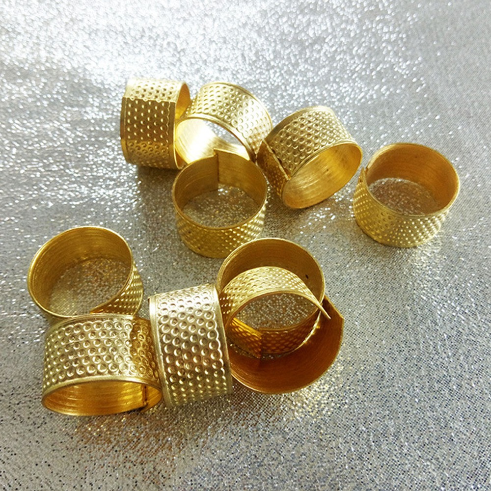 20pcs Retro Style Adjustable R - Sewing Thimble Metal recension och pris