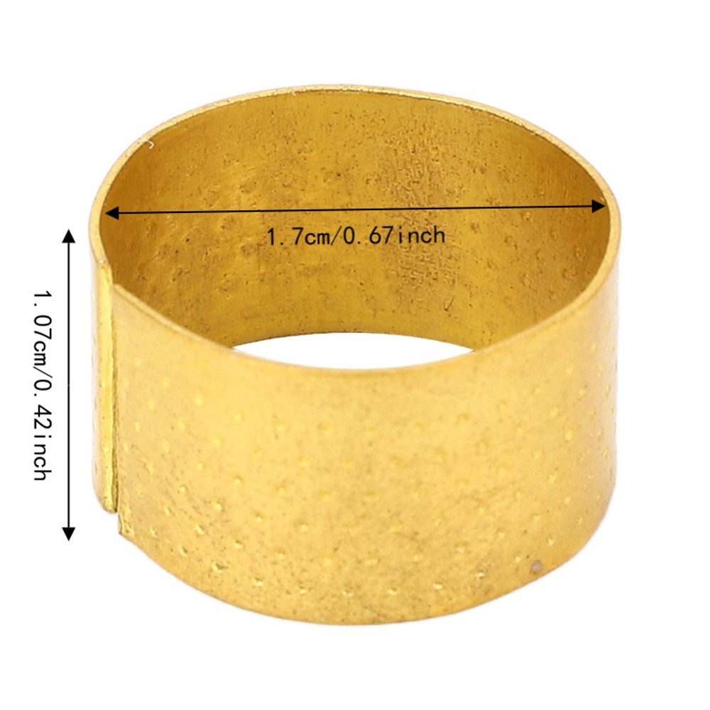 20pcs Retro Style Adjustable R - Sewing Thimble Metal recension och pris