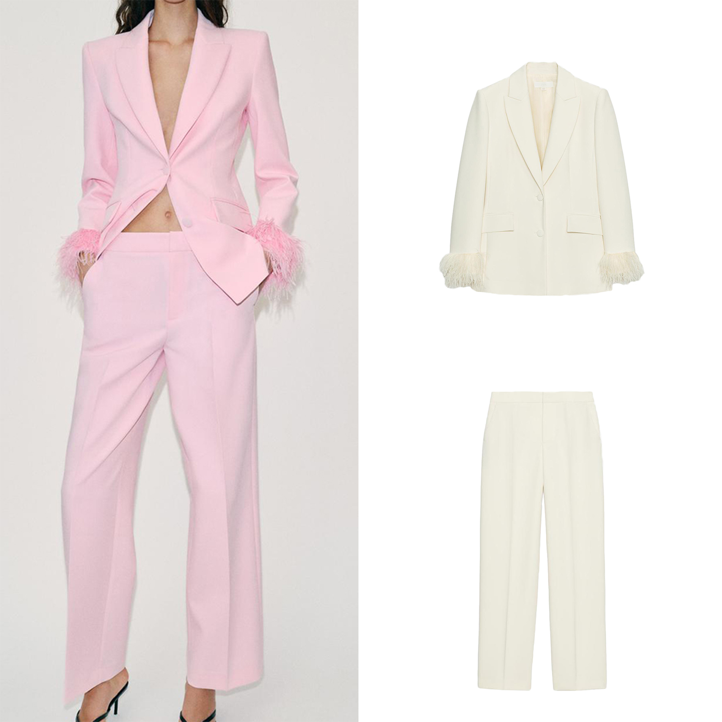 Women's Fashion Suit Set 2026  - Shoulder Pad Set In recension och pris