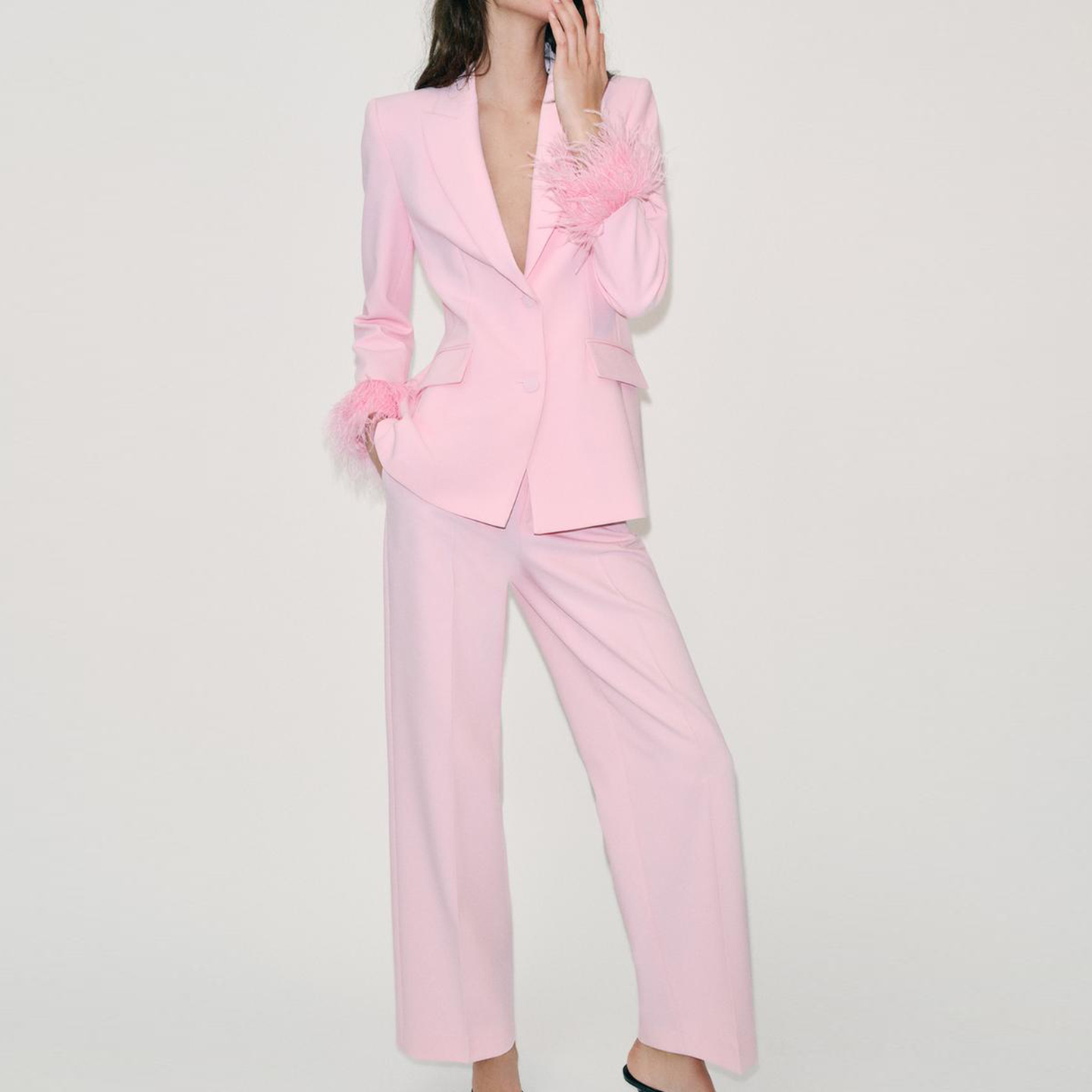 Women's Fashion Suit Set 2026  - Shoulder Pad Set In recension och pris