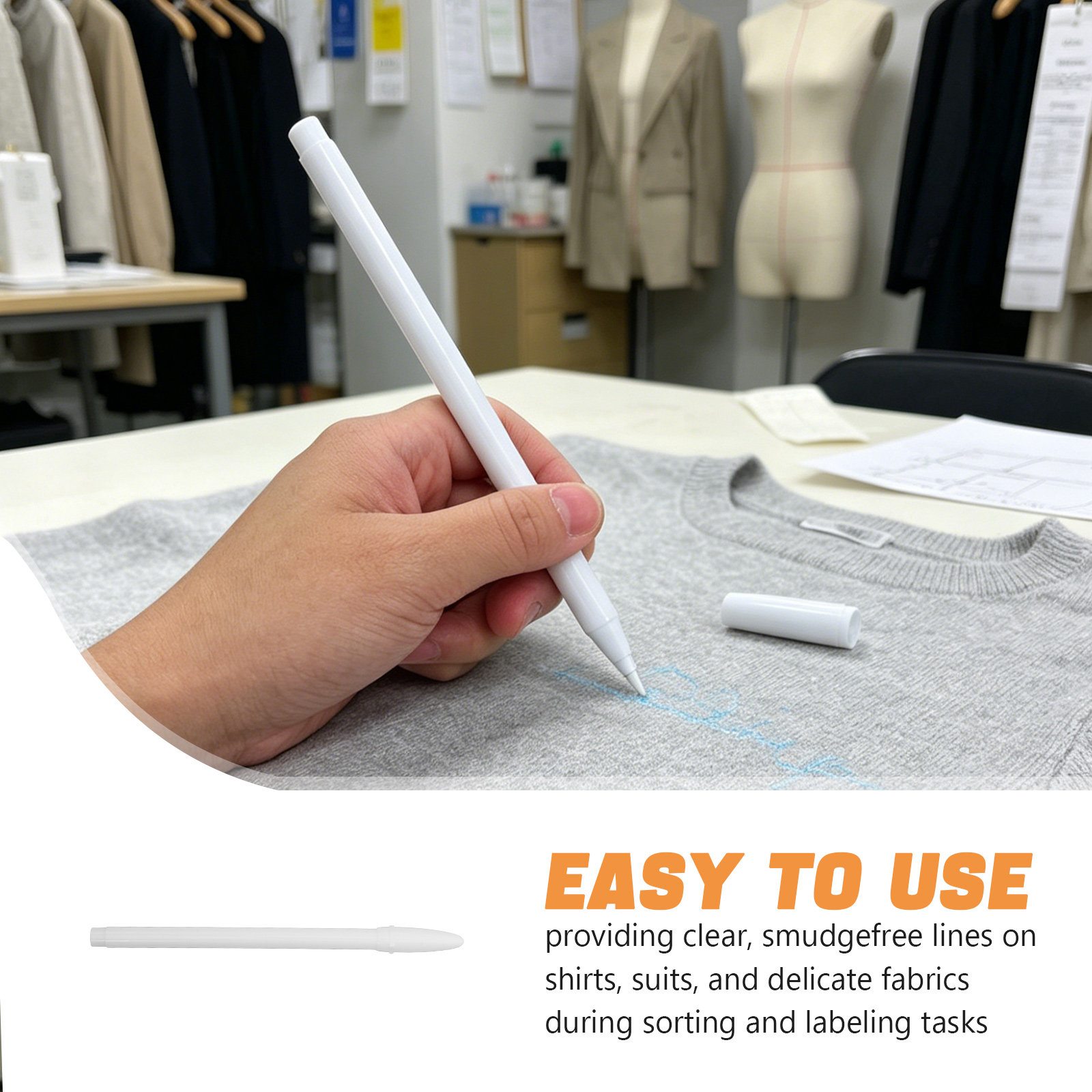 10Pcs Water Erasable Fabric Ma - Sewing Labels recension och pris