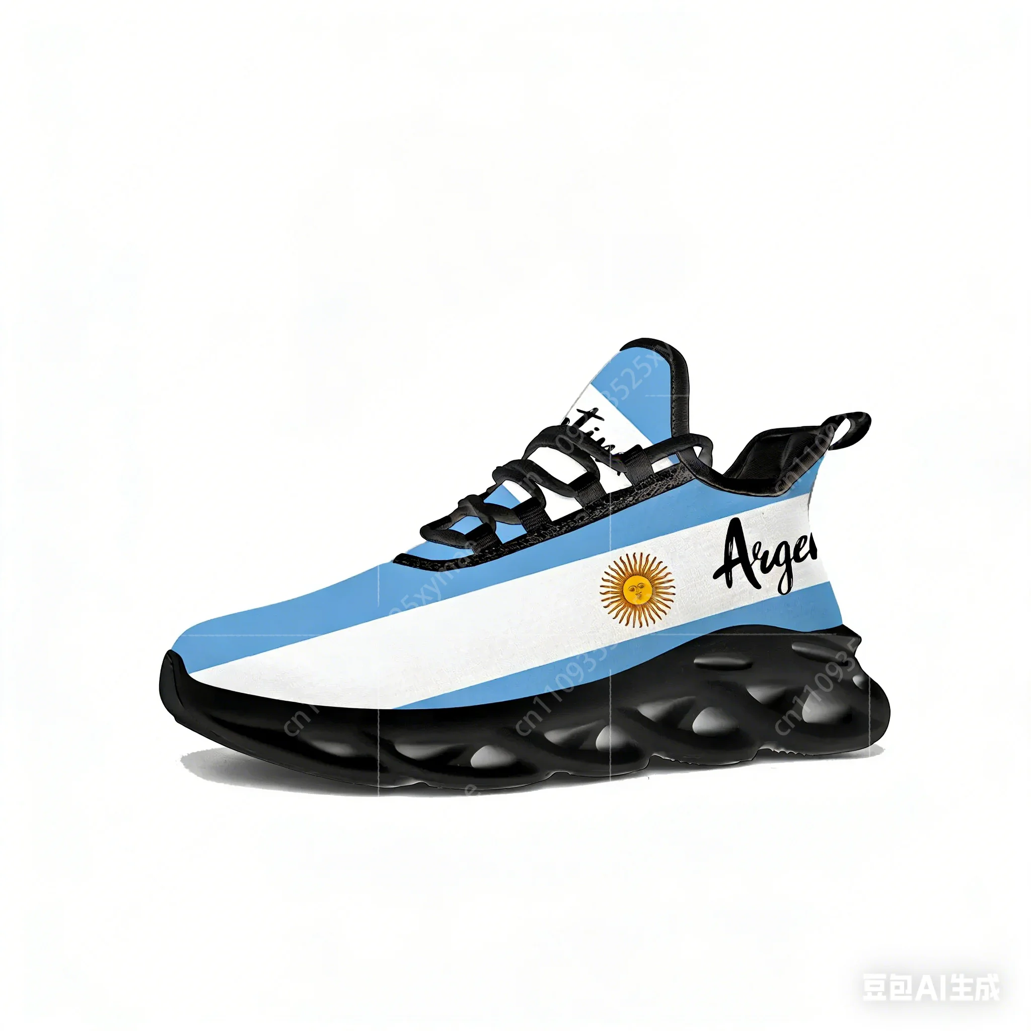 Argentine Flag Flats Sneakers  - Sewing Nylon recension och pris