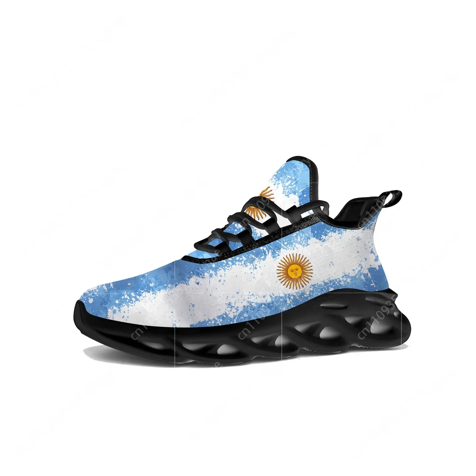 Argentine Flag Flats Sneakers  - Sewing Nylon recension och pris