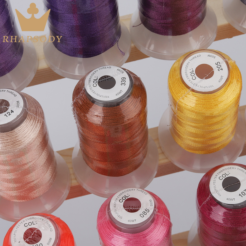 40W Polyester Embroidery Threa - Serger Thread Cone recension och pris