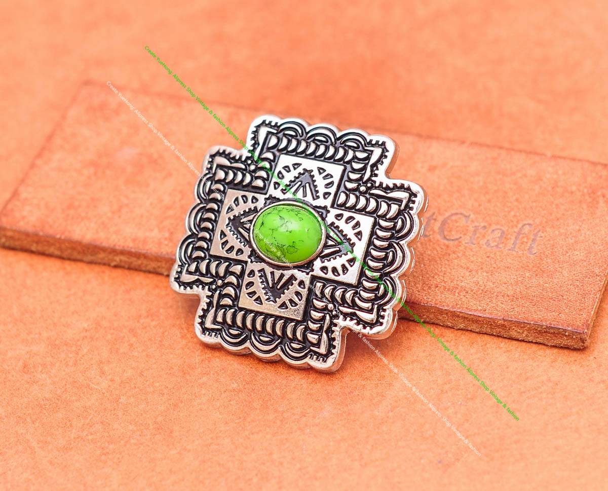 Lot 10Pcs Light Green Western  - Button Hole Cutter recension och pris