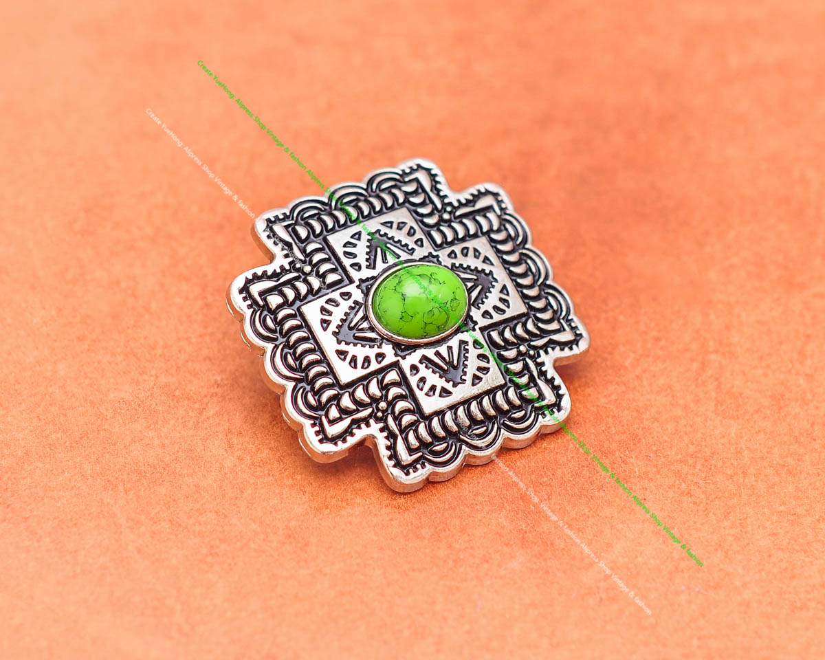 Lot 10Pcs Light Green Western  - Button Hole Cutter recension och pris