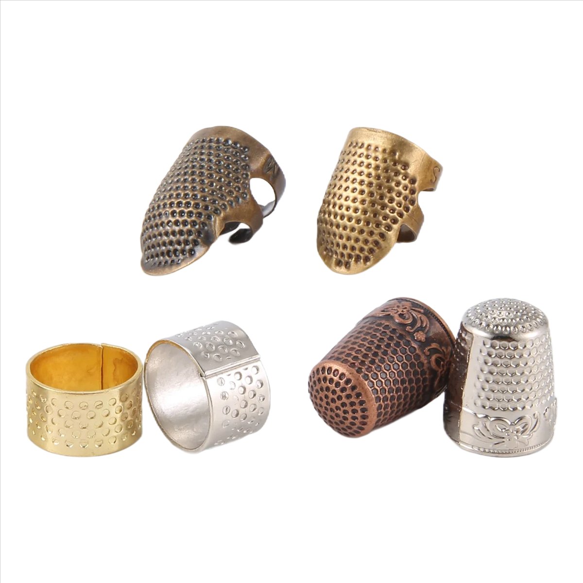 MALL 6 Pieces Sewing Thimble F - Sewing Thimble Metal recension och pris