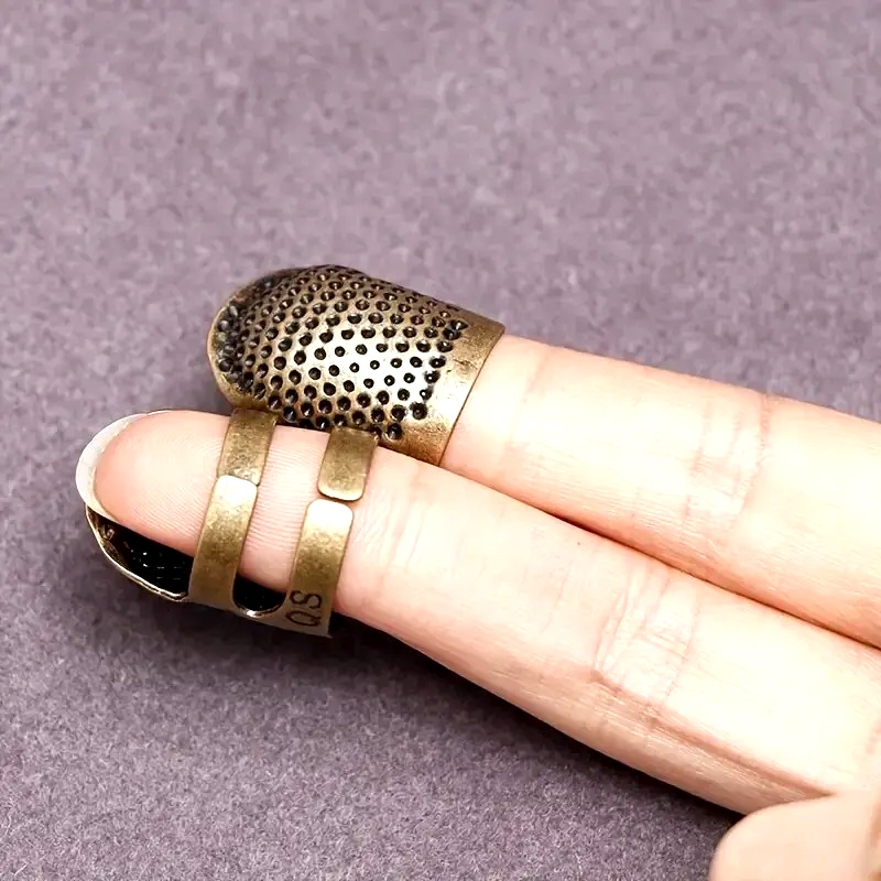 Adjustable Vintage Sewing Thim - Sewing Thimble Metal recension och pris