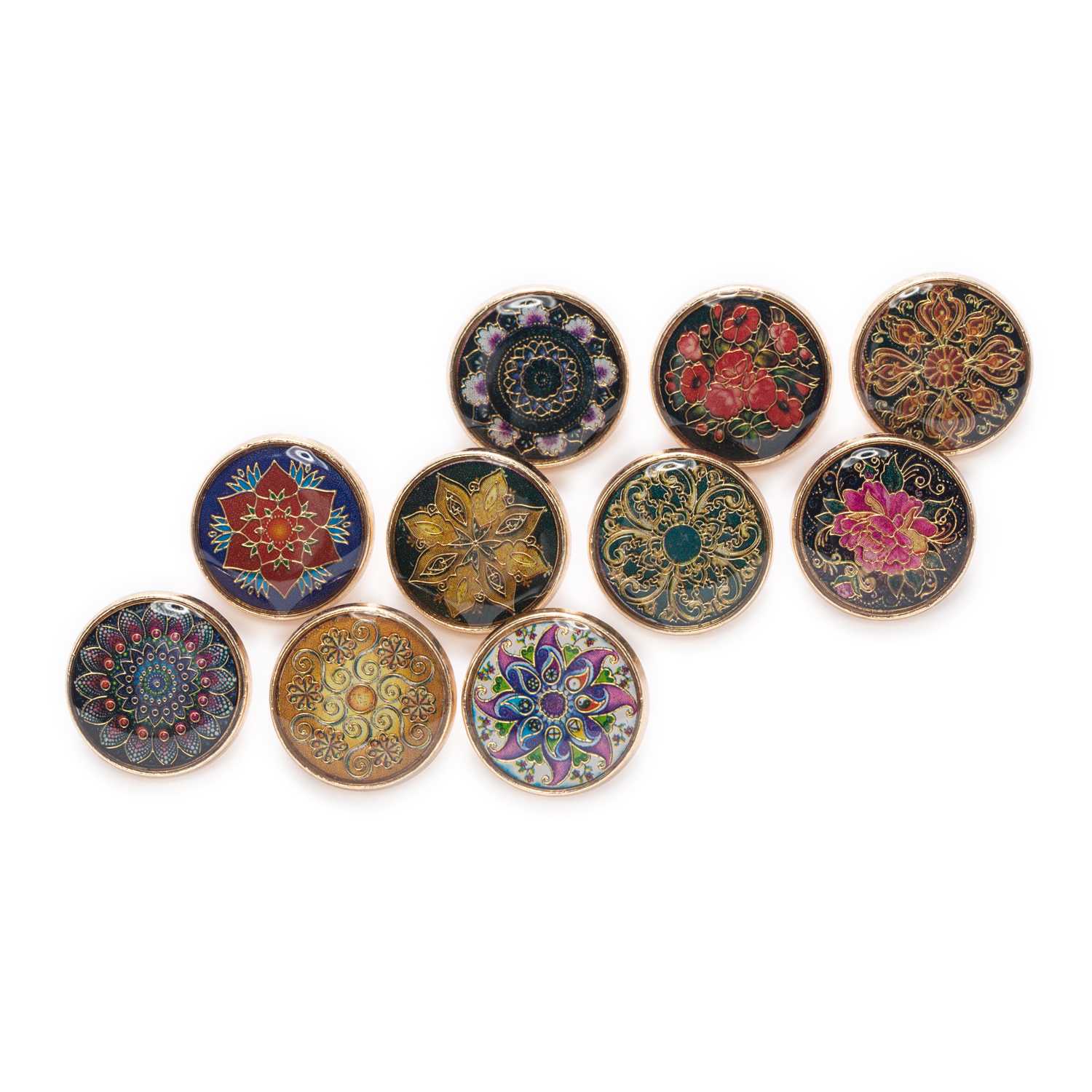 5pcs Retro Gold Wire Flower Ro - Button Hole Cutter recension och pris