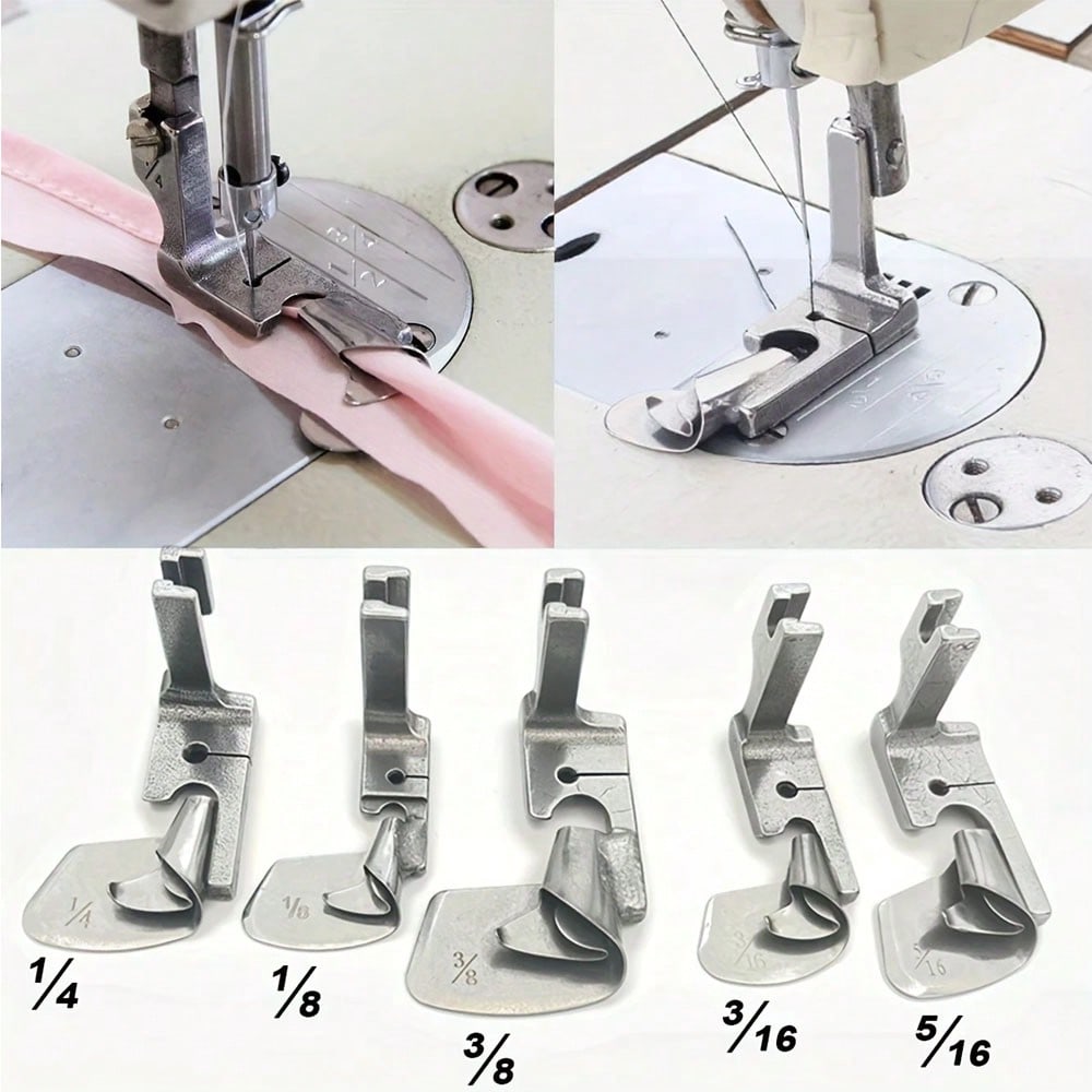 1PCS Industrial Sewing Machine - Rolled Hem Foot recension och pris