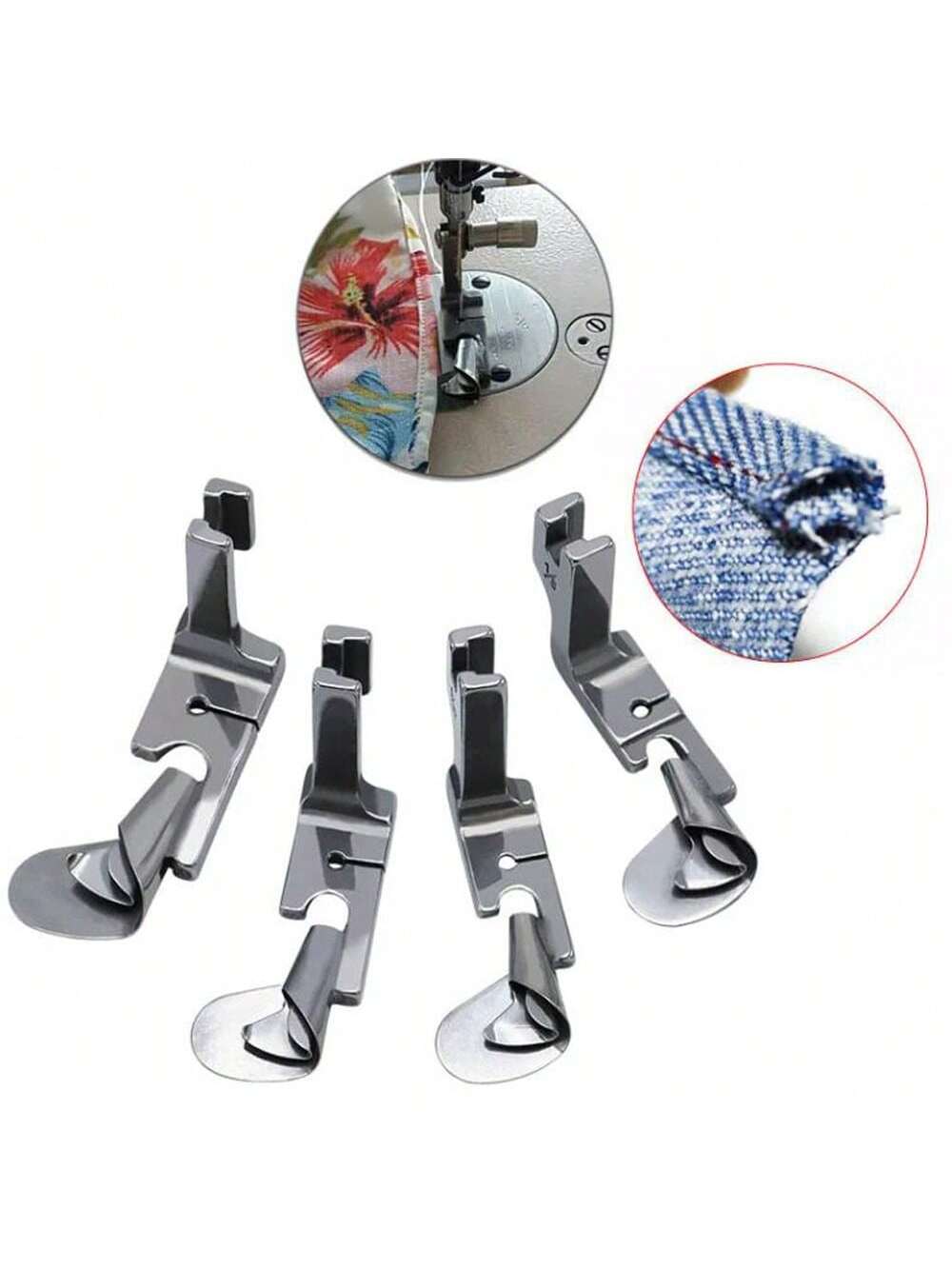 1PCS Industrial Sewing Machine - Rolled Hem Foot recension och pris