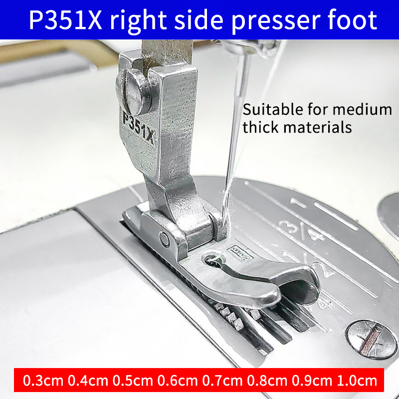 Industrial flat sewing machine - Rolled Hem Foot recension och pris
