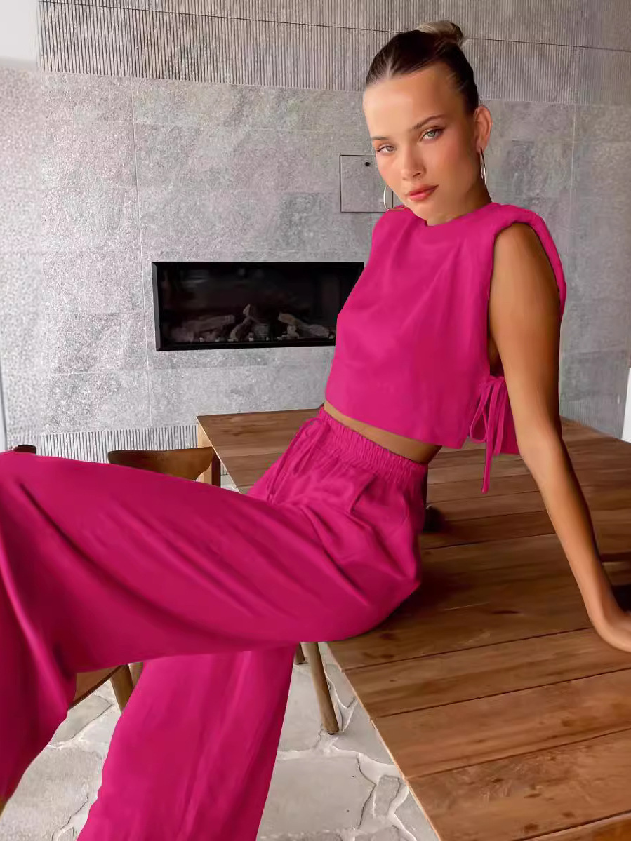 Fashionable Women's Two-Piece  - Shoulder Pad Set In recension och pris