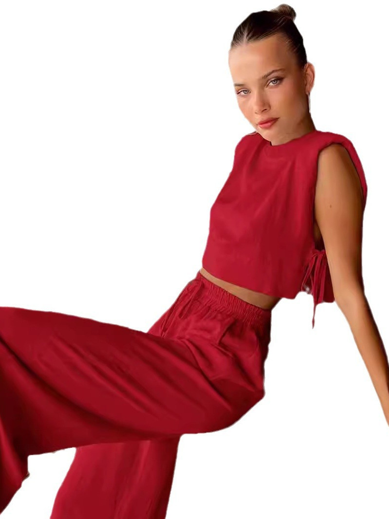 Fashionable Women's Two-Piece  - Shoulder Pad Set In recension och pris