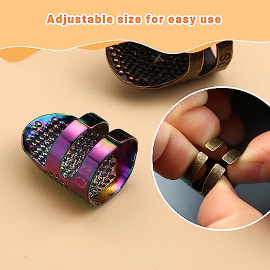 Thimbles for Hand Sewing, 6 PC - Sewing Thimble Metal recension och pris