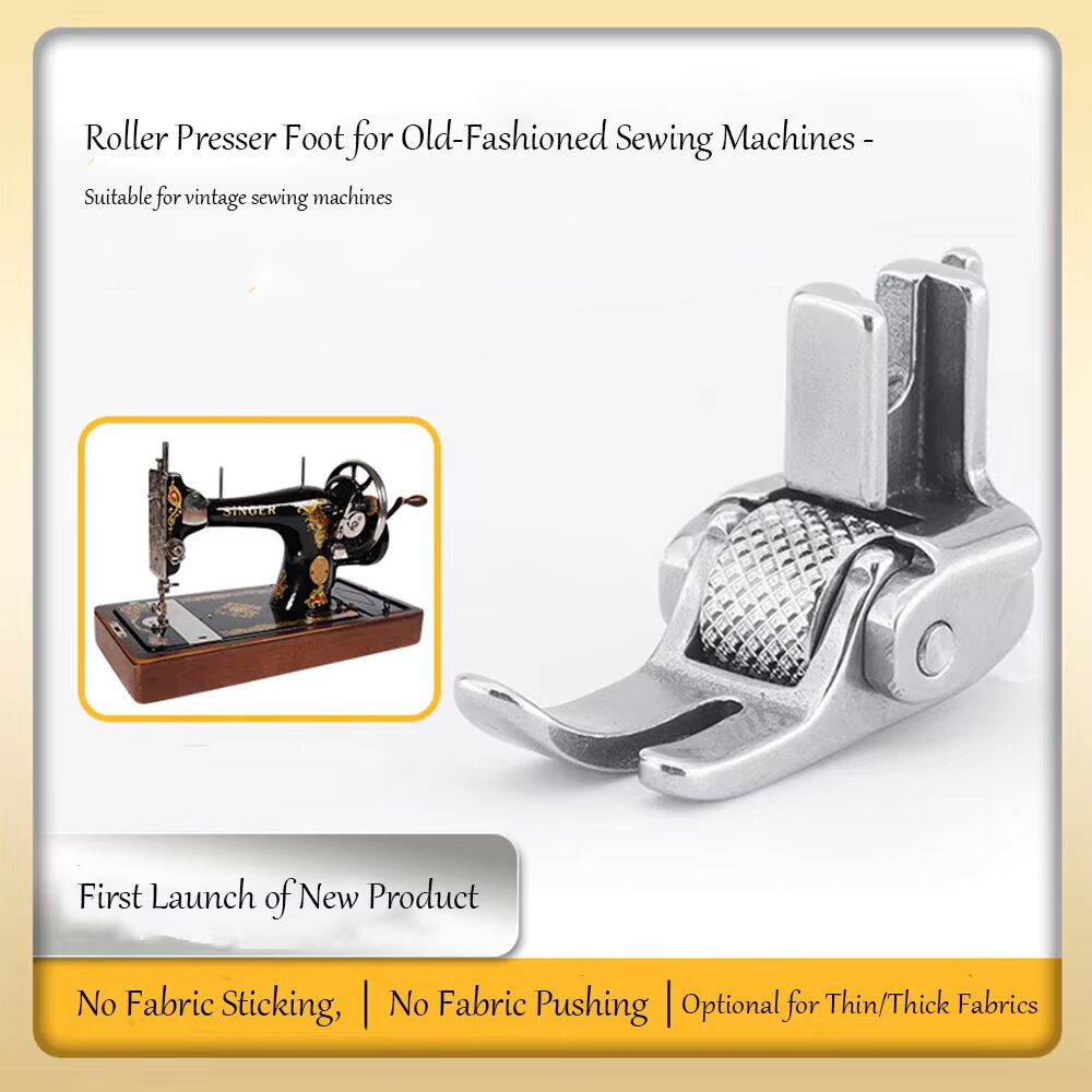 All Steel Roller Presser Foot  - Rolled Hem Foot recension och pris