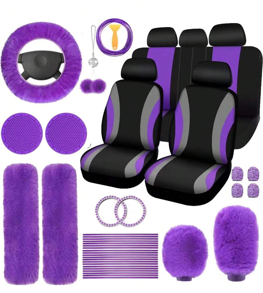 35-Piece Car Seat Cover Set Wi - Shoulder Pad Set In recension och pris