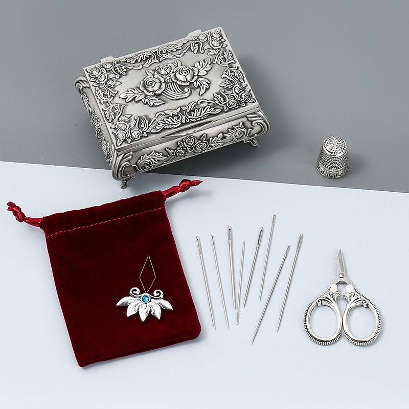 Embroidery Scissors Kits, Stai - Sewing Thimble Metal recension och pris