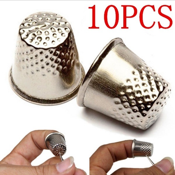 10Pcs Metal Aluminum Top Needl - Sewing Thimble Metal recension och pris