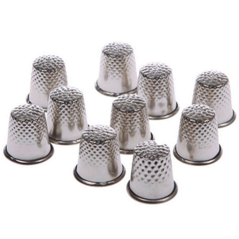 10Pcs Metal Aluminum Top Needl - Sewing Thimble Metal recension och pris