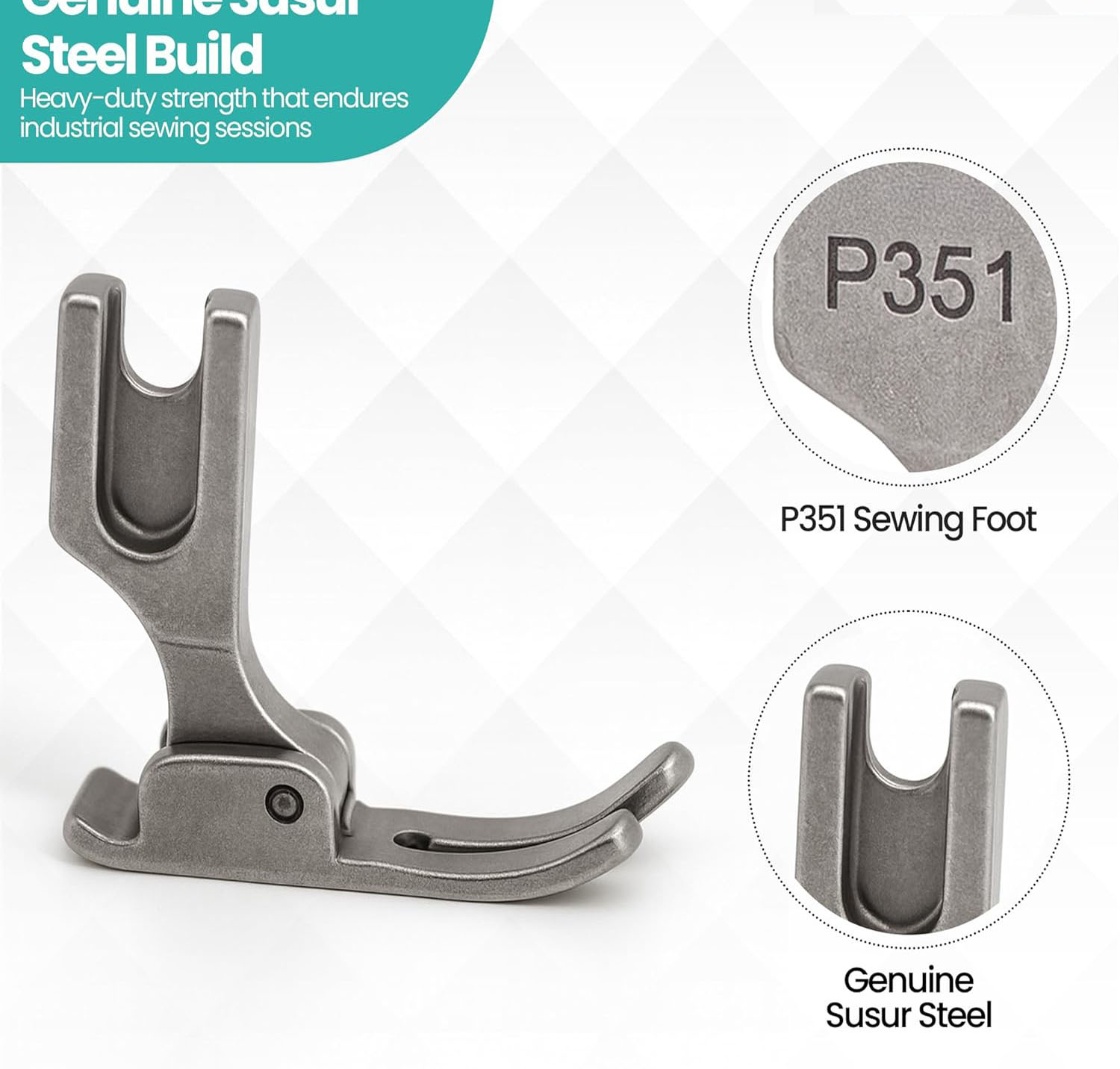 P351 Standard Presser Foot for - Rolled Hem Foot recension och pris